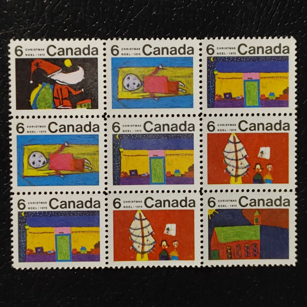Block of stamps Canada, Mi.24Cbx (SG 66), MNH Block of stamps Canada, Mi.24Cbx (SG 66), MNH