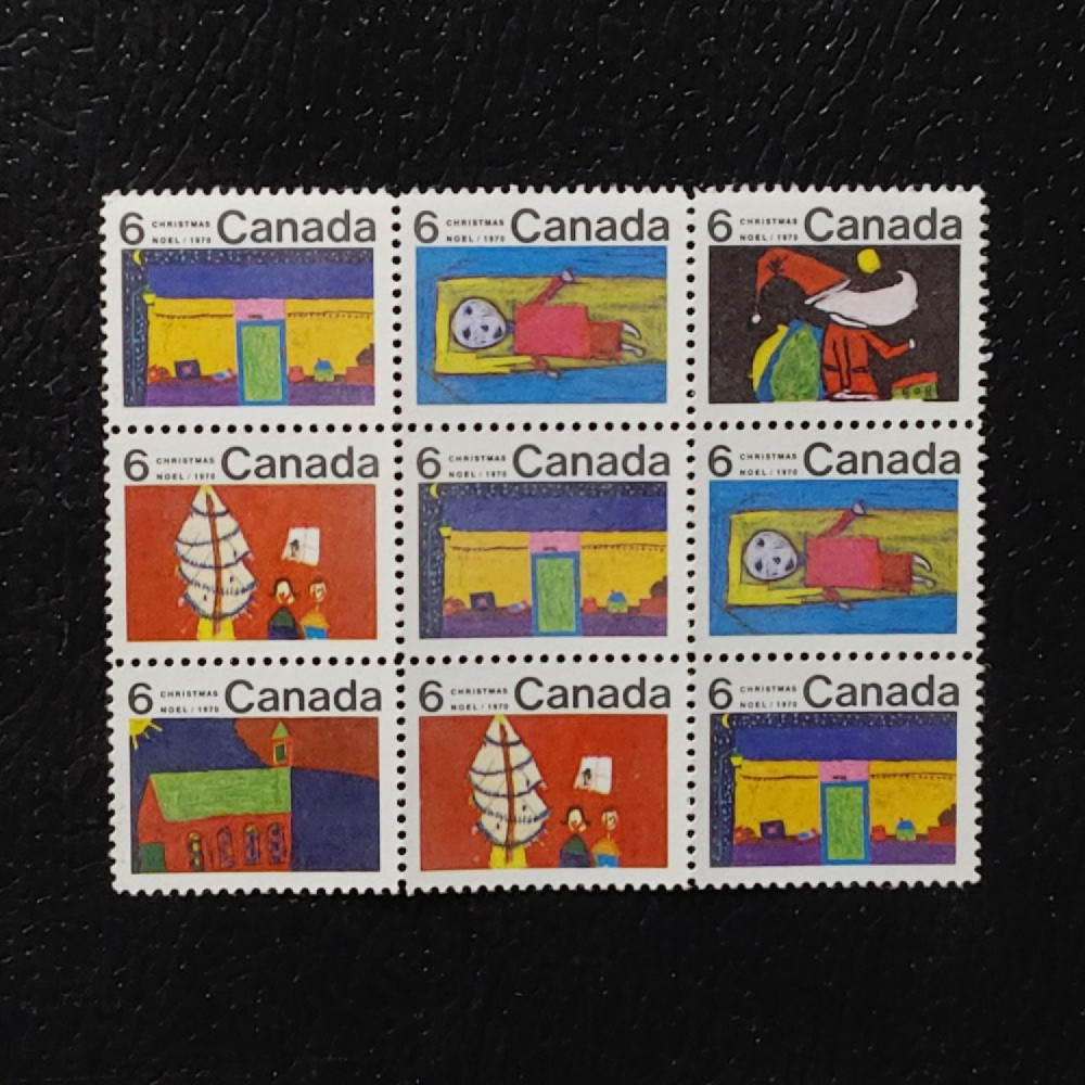 Block of stamps Canada, Mi. (SG 6), MNH Block of stamps Canada, Mi. (SG 6), MNH