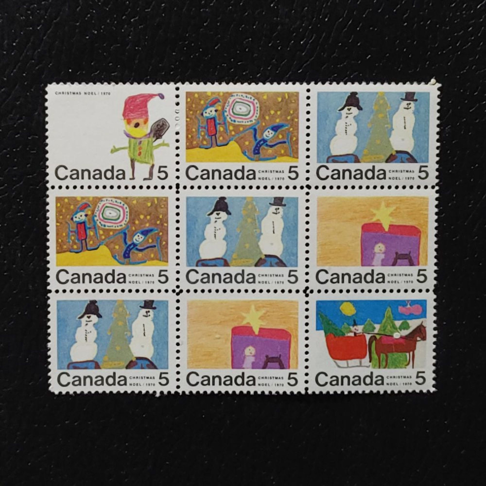 Block of stamps Canada, Mi.462x (SG 661) Block of stamps Canada, Mi.462x (SG 661)
