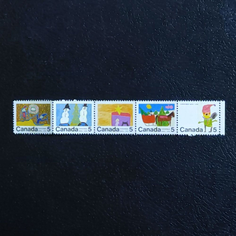 Block of stamps Canada, Mi.462x-466x (SG 661a), MNH Block of stamps Canada, Mi.462x-466x (SG 661a), MNH