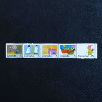 Block of stamps Canada, Mi.462x-466x (SG 661a), MNH Block of stamps Canada, Mi.462x-466x (SG 661a), MNH