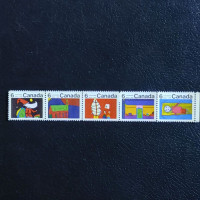 Block of stamps Canada, Mi.467x-471x (SG 666a), MNH Block of stamps Canada, Mi.467x-471x (SG 666a), MNH