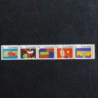Block of stamps Canada, Mi.467yI-471yI (SG 666pa), MNH Block of stamps Canada, Mi.467yI-471yI (SG 666pa), MNH