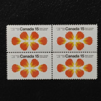 Block of four Canada, Mi.482x (SG 684), MNH Block of four Canada, Mi.482x (SG 684), MNH