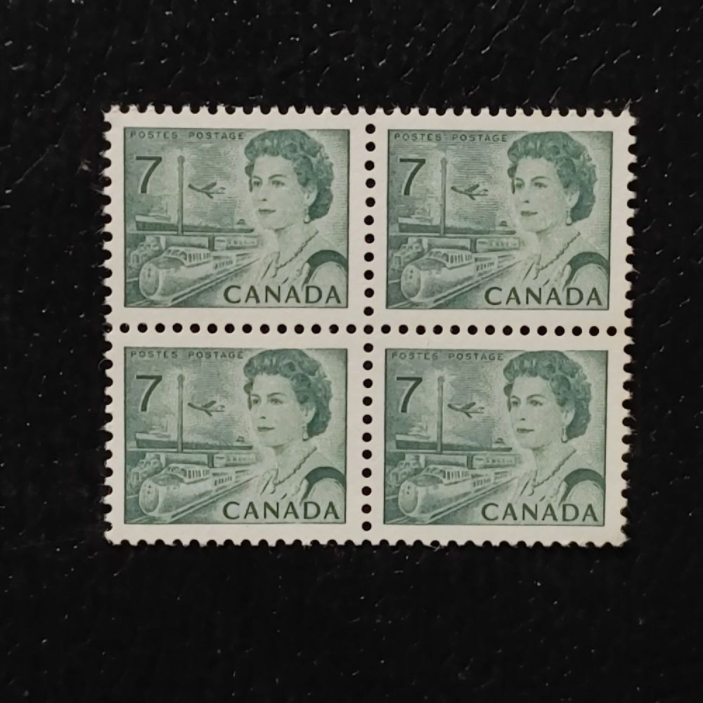 Block of four Canada, Mi.484Ax (SG 609), MNH Block of four Canada, Mi.484Ax (SG 609), MNH