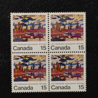 Čtyřblok Kanada, Mi.526 (SG 756)**
