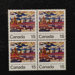 Čtyřblok Kanada, Mi.526 (SG 756)** Čtyřblok Kanada, Mi.526 (SG 756)**