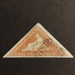Cut-out Cape of Good Hope, Mi.ZA-CA 1Ixa (SG ZA-CA 3), Used #