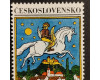 Známka ČSR, Pof.1824II**, II. typ, tmavomodrá, 1Kčs