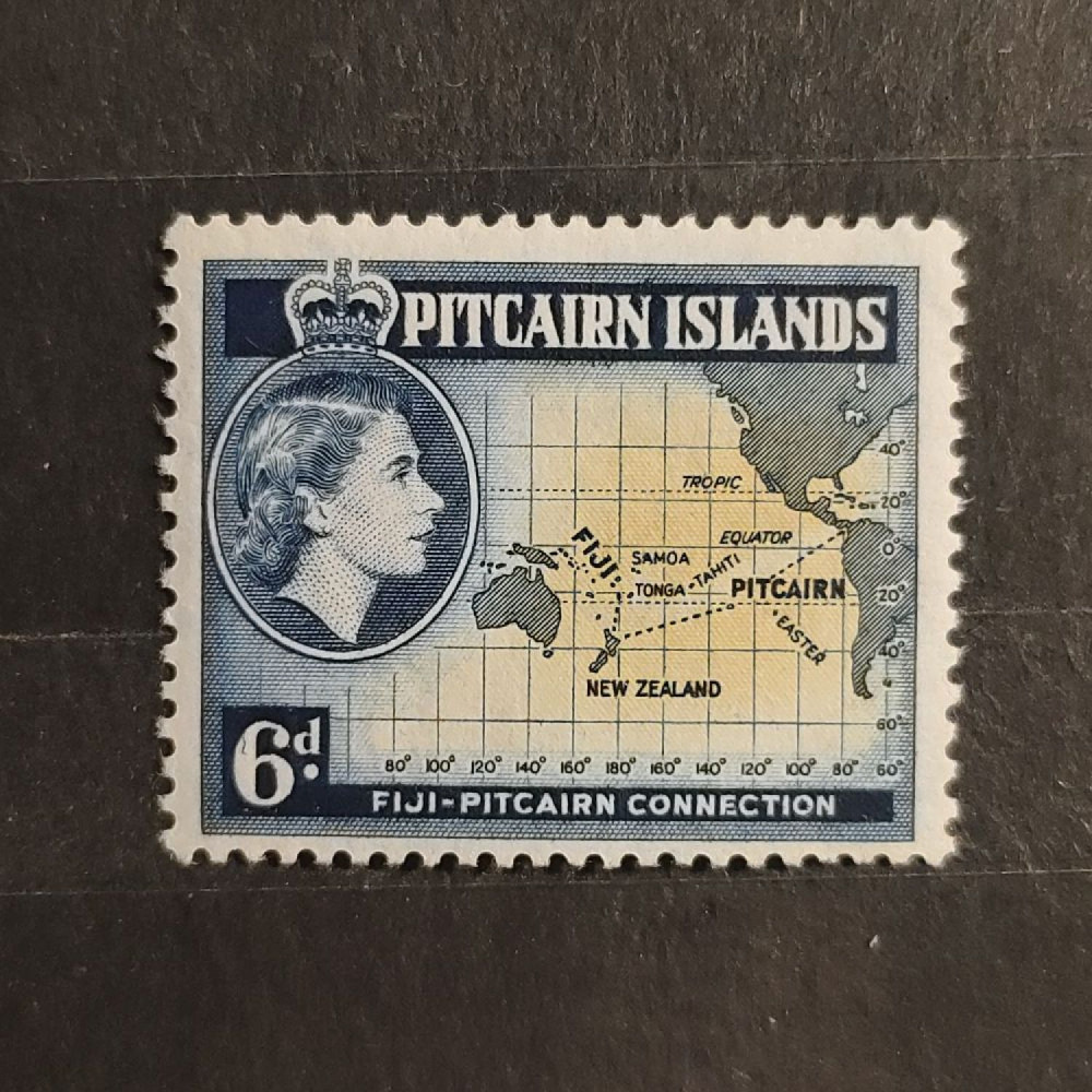 Známka Pitcairnovy ostrovy, Mi.26 (SG 24), 1P Známka Pitcairnovy ostrovy, Mi.26 (SG 24), 1P