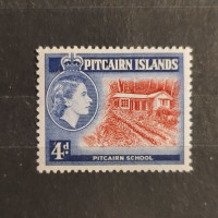 Známka Pitcairnovy ostrovy, Mi.25 (SG 23)*, 2P Známka Pitcairnovy ostrovy, Mi.25 (SG 23)*, 2P