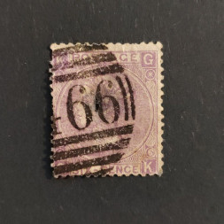 Známka Velká Británie, SG97 (Mi. 25)#, 6P Známka Velká Británie, SG97 (Mi. 25)#, 6P