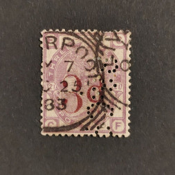 Známka Velká Británie, SG159 (Mi. 70)#, 3/3P Známka Velká Británie, SG159 (Mi. 70)#, 3/3P