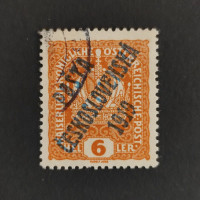 Známka ČSR, Pof.35#, II. typ, 6h Známka ČSR, Pof.35#, II. typ, 6h