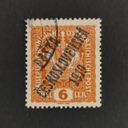 Známka ČSR, Pof.35#, II. typ, 6h Známka ČSR, Pof.35#, II. typ, 6h