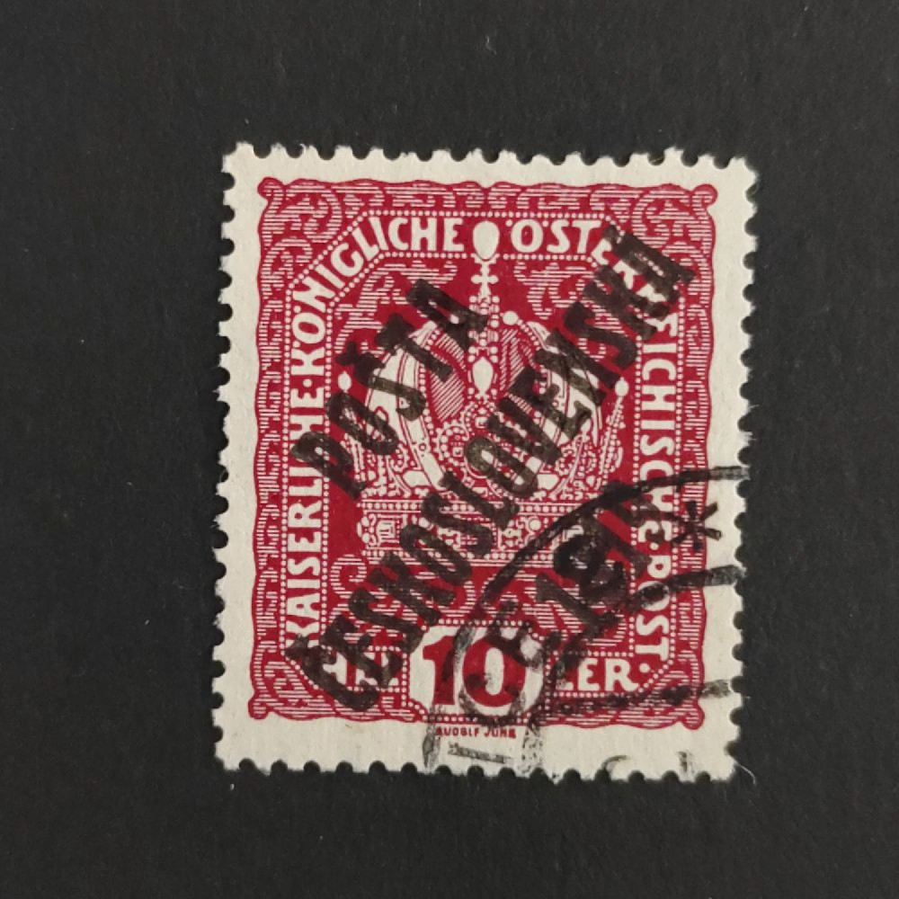 Známka ČSR, Pof.36#, I. typ, 10h Známka ČSR, Pof.36#, I. typ, 10h