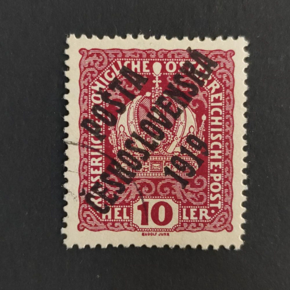 Známka ČSR, Pof.36#, I. typ, 10h Známka ČSR, Pof.36#, I. typ, 10h