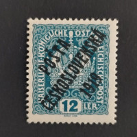 Známka ČSR, Pof.37**, II. typ, 12h Známka ČSR, Pof.37**, II. typ, 12h