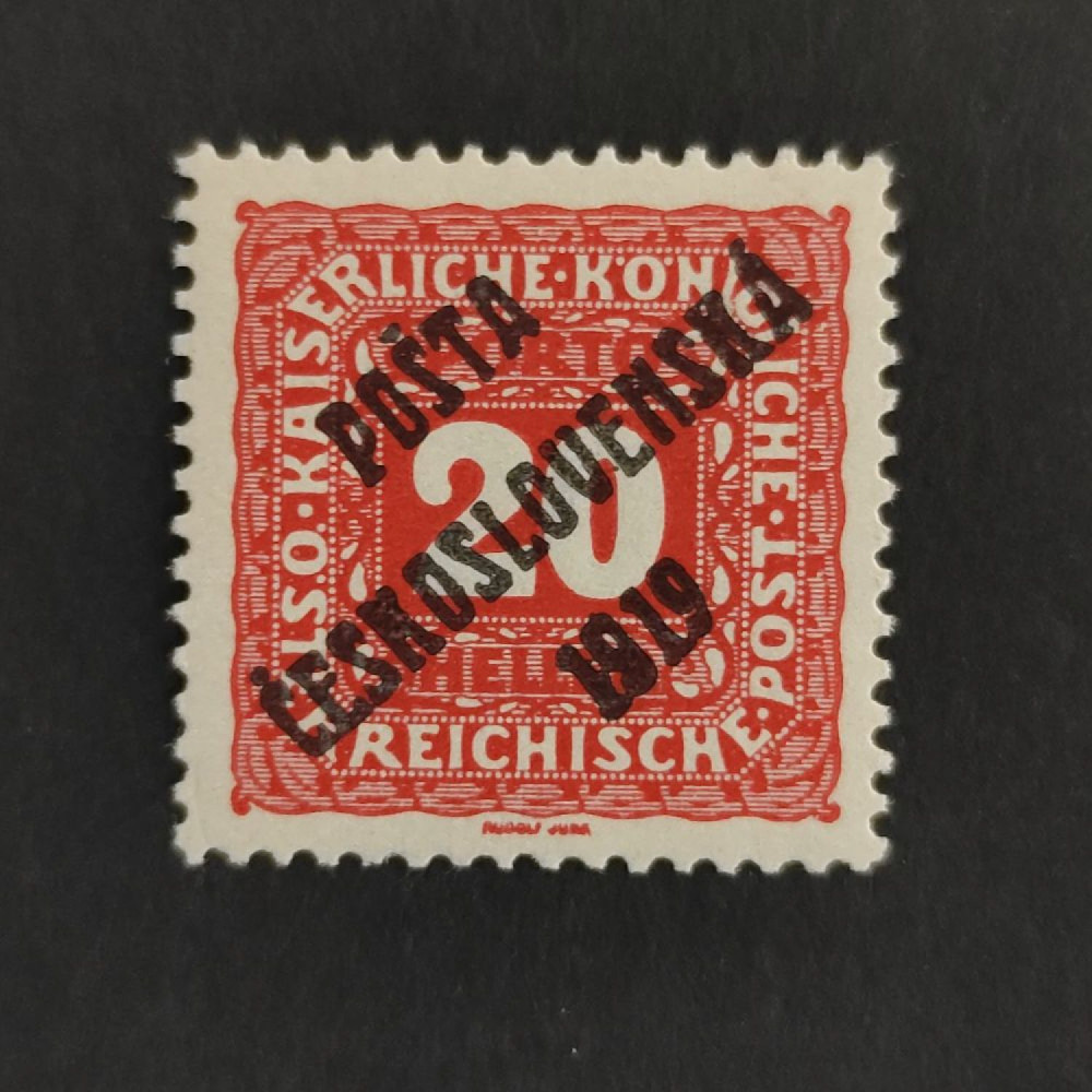 Známka ČSR, Pof.75**, III. typ, 20h Známka ČSR, Pof.75**, III. typ, 20h