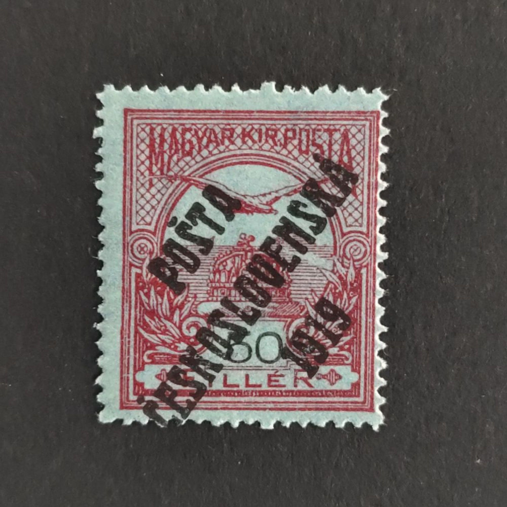 Známka ČSR, Pof.93**, IV. typ, 50f Známka ČSR, Pof.93**, IV. typ, 50f