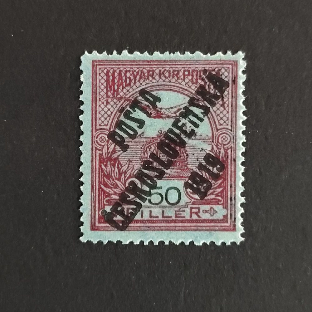 Známka ČSR, Pof.93**, IV. typ, 50f Známka ČSR, Pof.93**, IV. typ, 50f