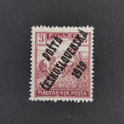 Briefmarke Tschechoslowakie, Pof.102 (Mi. 121)*, 3f Briefmarke Tschechoslowakie, Pof.102 (Mi. 121)*, 3f