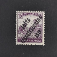 Známka ČSR, Pof.106*, I. typ přetisku, 15f