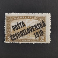 Známka ČSR, Pof.115*, I. typ přetisku, 2K