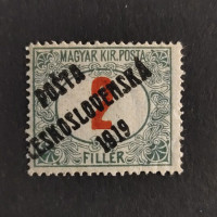 Známka ČSR, Pof.132**, II. typ přetisku, 2f