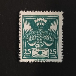 Známka ČSR, Pof.149**, typ I, 25h