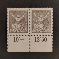 Dvojpáska ČSR, Pof.152**, 25h