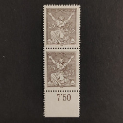 Dvojpáska ČSR, Pof.152**, 25h Dvojpáska ČSR, Pof.152**, 25h