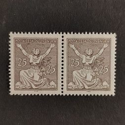 Dvojpáska ČSR, Pof.152**, 25h Dvojpáska ČSR, Pof.152**, 25h