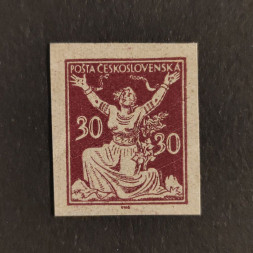 Zkusmý tisk ČSR, Pof.153(*), 30h Zkusmý tisk ČSR, Pof.153(*), 30h