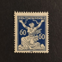 Známka ČSR, Pof.157**, 60h