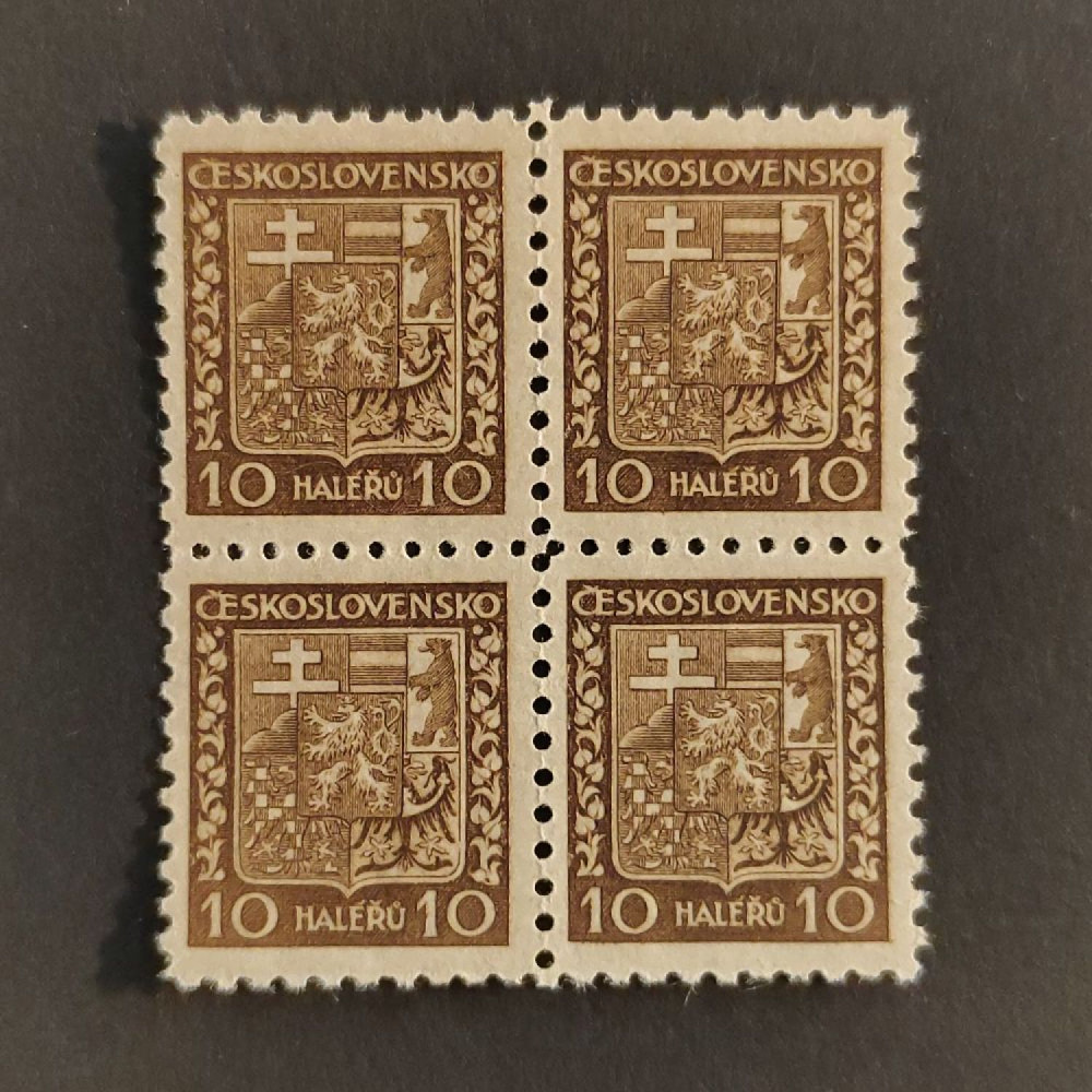 Čtyřblok ČSR, Pof.249x**, 10h Čtyřblok ČSR, Pof.249x**, 10h