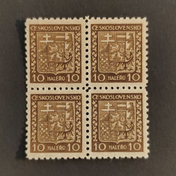 Čtyřblok ČSR, Pof.249x**, 10h