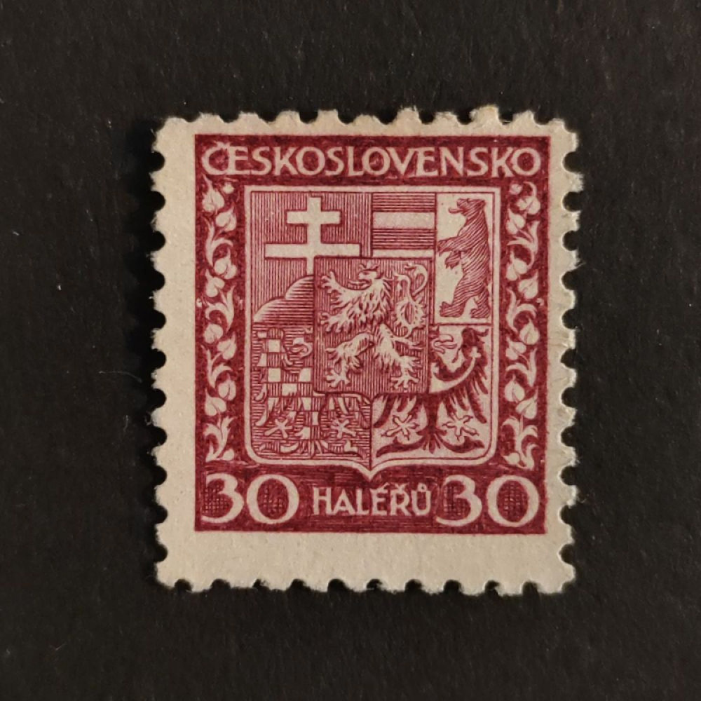 Známka ČSR, Pof.252*, 30h Známka ČSR, Pof.252*, 30h