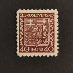 Známka ČSR, Pof.253a*, 40h Známka ČSR, Pof.253a*, 40h