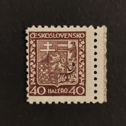 Známka ČSR, Pof.253a**, 40h Známka ČSR, Pof.253a**, 40h