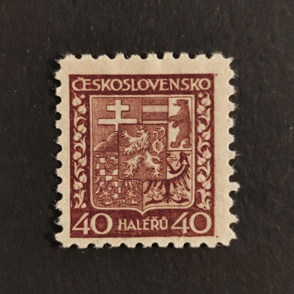 Známka ČSR, Pof.253x*, 40h Známka ČSR, Pof.253x*, 40h