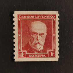 Selo Tchecoslováquia, Pof.260A (Mi. 297B), MH, 1 Kč