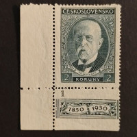 Známka ČSR, Pof.261*, 2 Kč