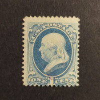 Stamp United States, Mi. (Scott 182), Used #