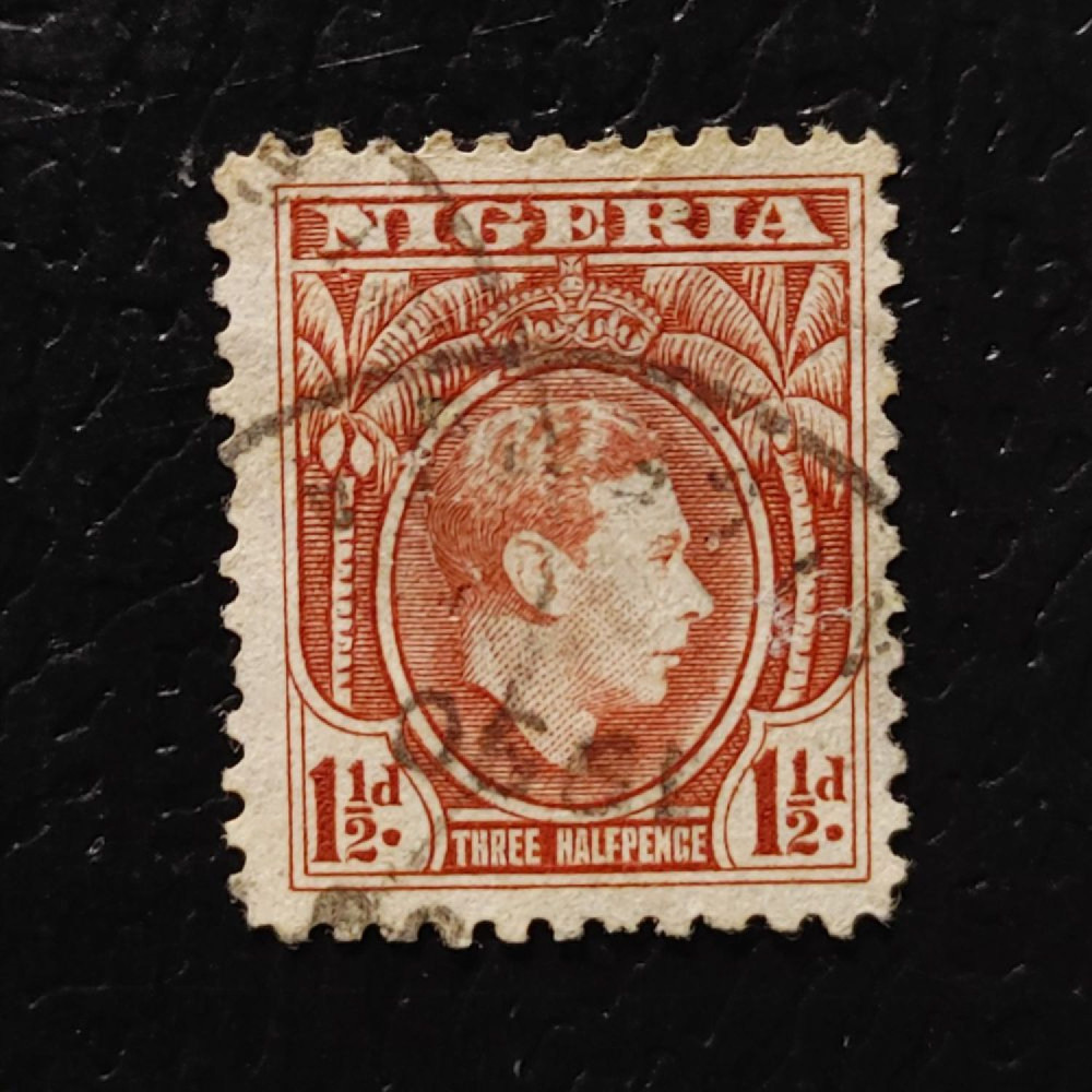 Sello Nigeria, SG51 (Mi. 49A), Usado #, 1 1/2 d