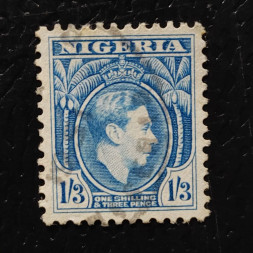 Sello Nigeria, SG57 (Mi. 59A), Usado #, 1 s