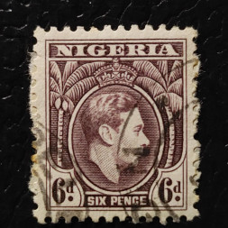 Sello Nigeria, SG55 (Mi. 57A), Usado #, 6 d