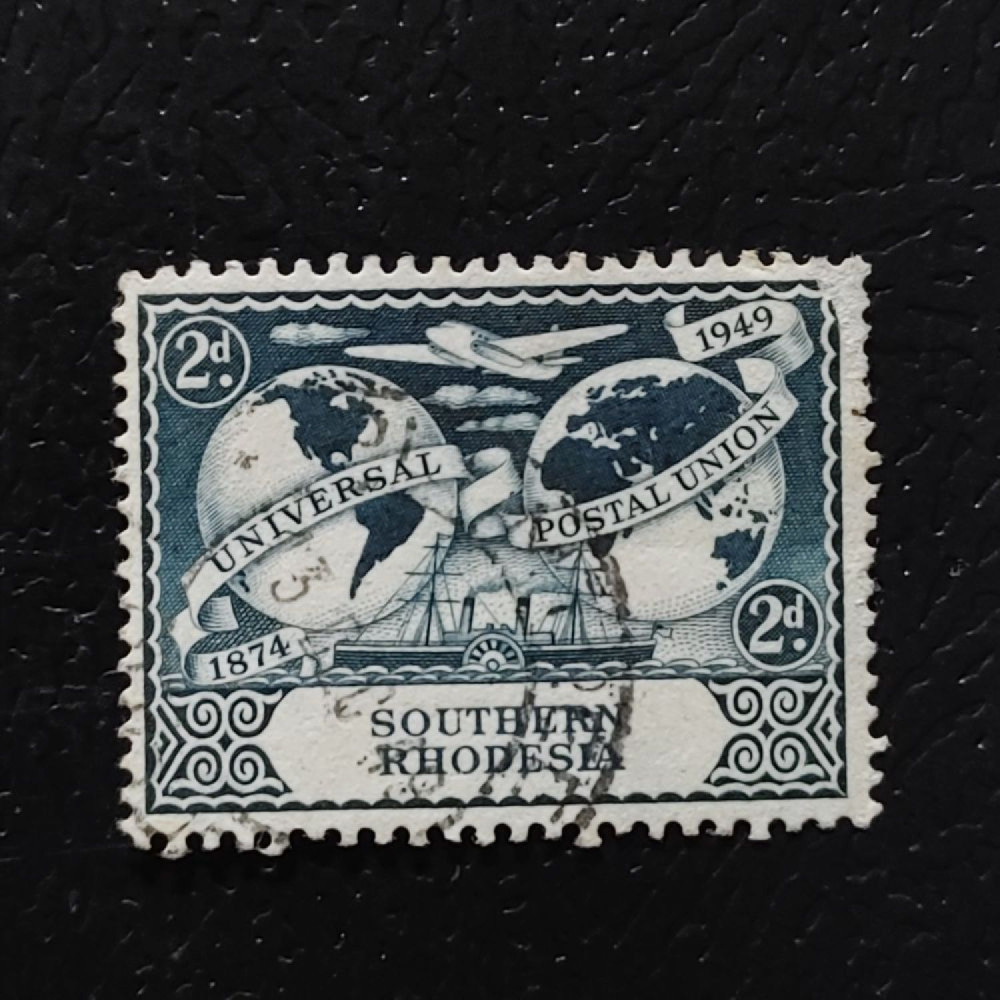 Stamp Southern Rhodesia, SG68 (Mi. 70), Used #, 2 d