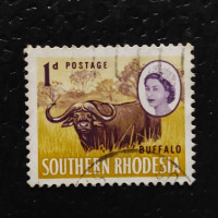Stamp Southern Rhodesia, SG93 (Mi. 95), Used #, 1 d