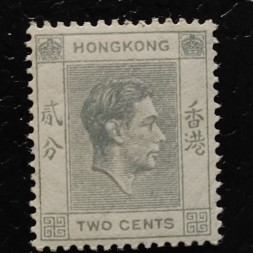 Sello Hong Kong, SG141 (Mi. 140IxA), MNH, 2 仙
